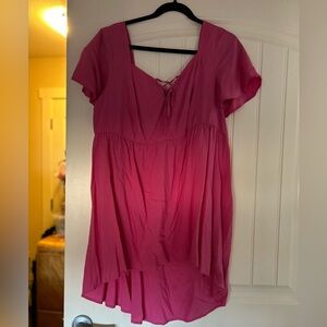 Torrid Vibrant Pink Blouse